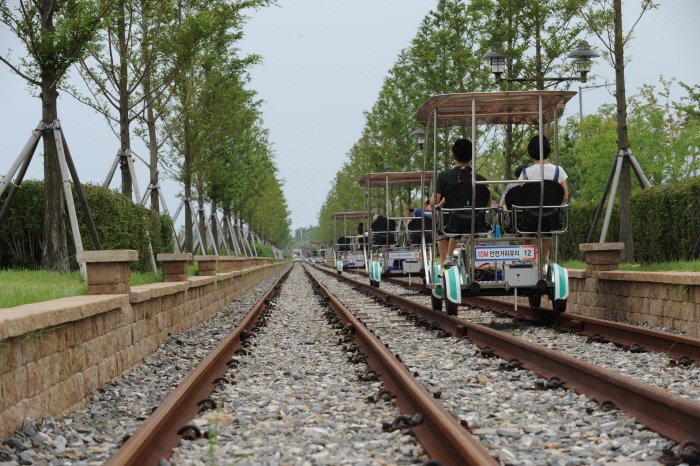 [仁川] 永宗海岸鐵路自行車(영종씨사이드 레일바이크)