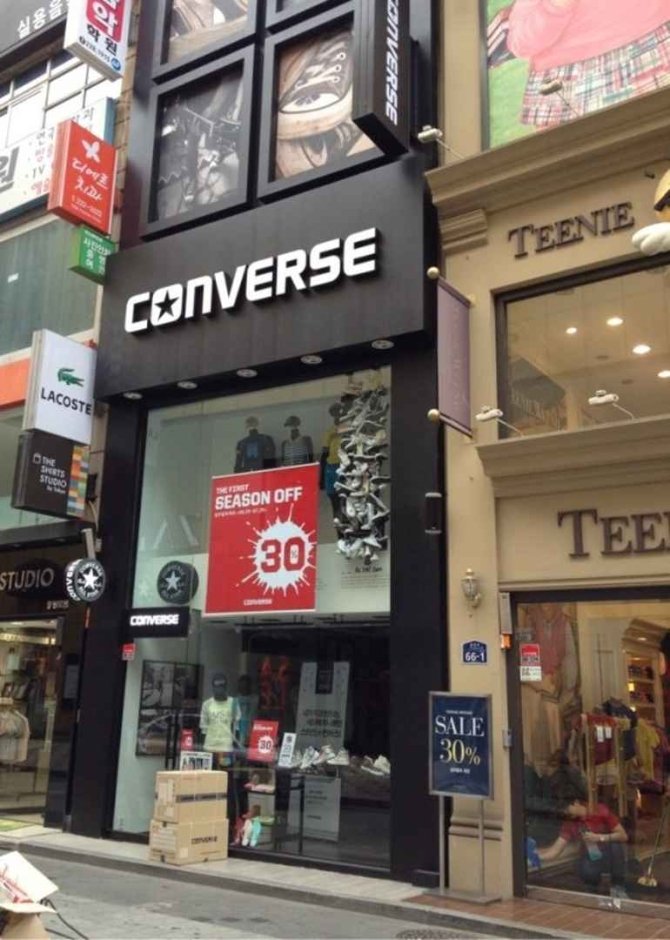 [光州] [事後免稅店] Converse (光州中正路店)컨버스 광주충장로점