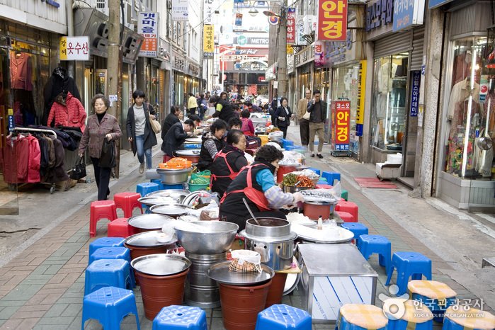 [釜山] 國際市場美食街(국제시장 먹자골목)