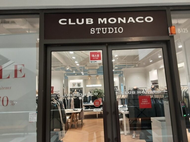[釜山] [事後免稅店] Handsome Club Monaco (樂天東釜山店)(한섬 클럽모나코 롯데동부산)