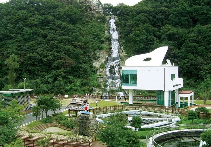 [京畿道] 和道碧水中心鋼琴瀑布(화도푸른물센터 피아노폭포)