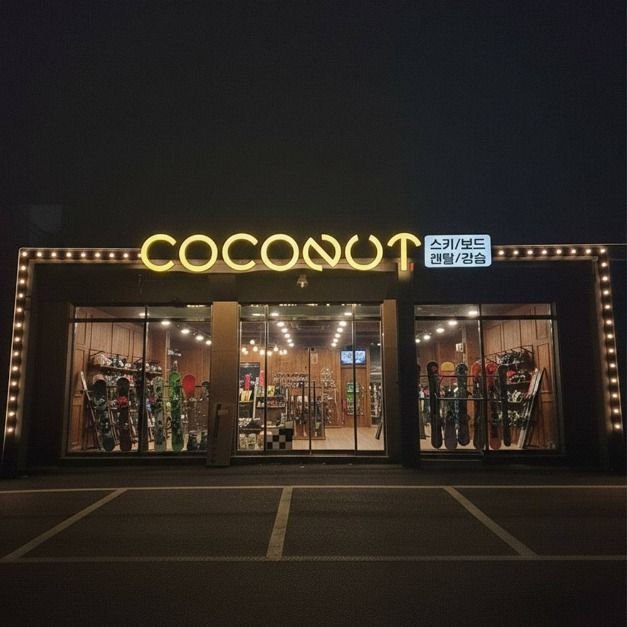 [京畿道] 昆池岩滑雪裝備租借店 Coconut Ski(곤지암렌탈샵 코코넛스키)