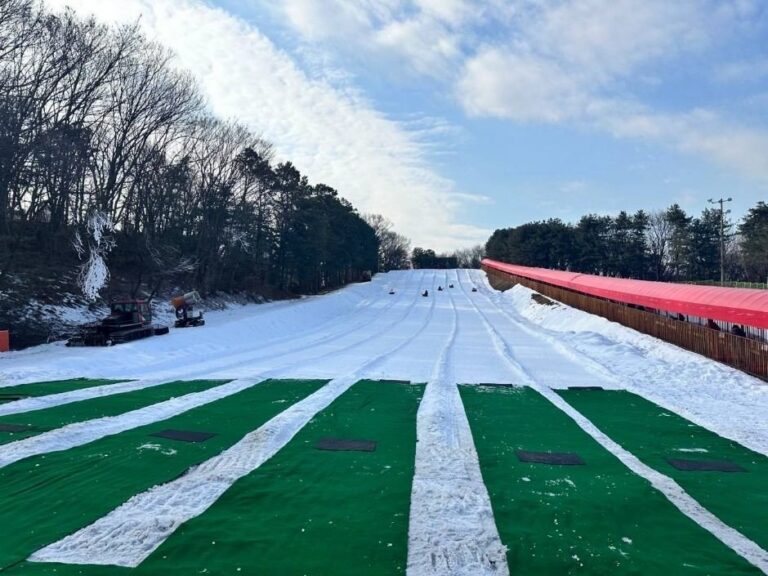 [京畿道] 韓國民俗村雪橇場(한국민속촌 눈썰매장)