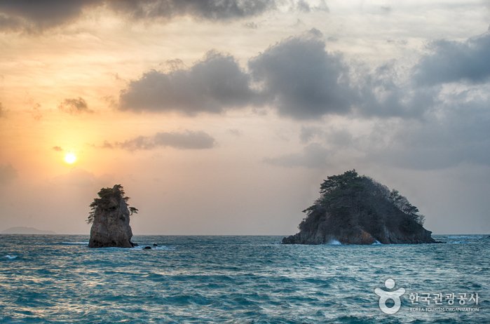[忠清南道] 花地海水浴場(꽃지해수욕장)